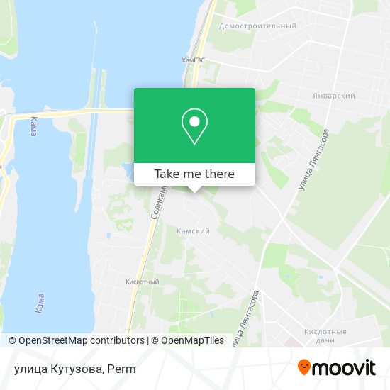 улица Кутузова map