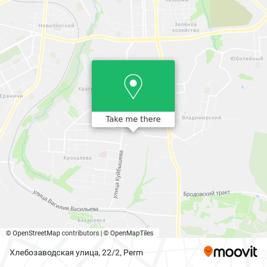 Хлебозаводская улица, 22/2 map