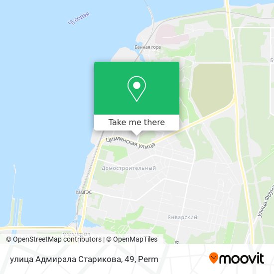 улица Адмирала Старикова, 49 map