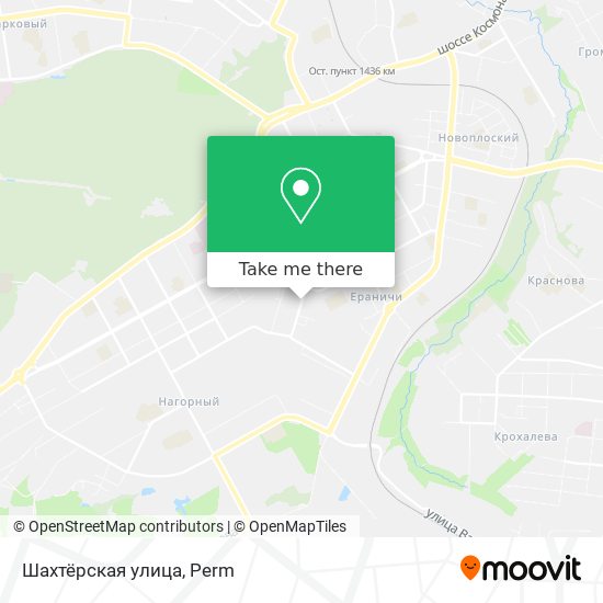 Шахтёрская улица map