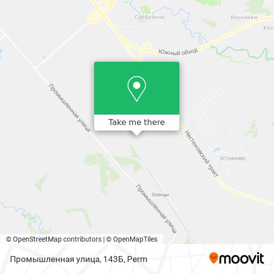 Промышленная улица, 143Б map