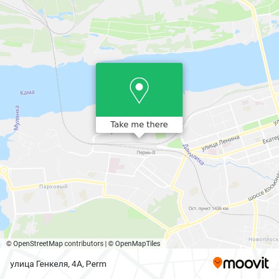 улица Генкеля, 4А map