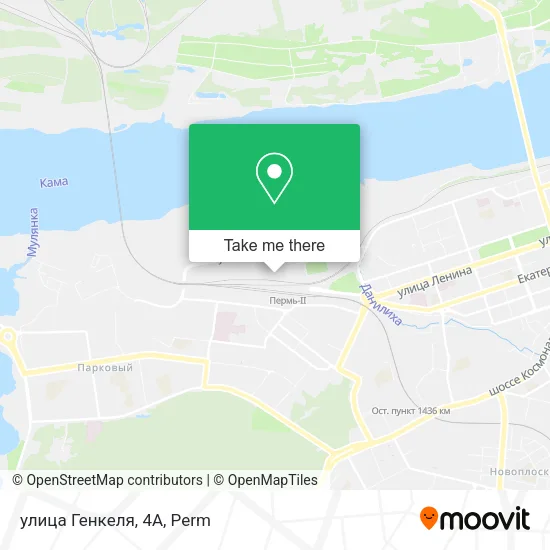 улица Генкеля, 4А map