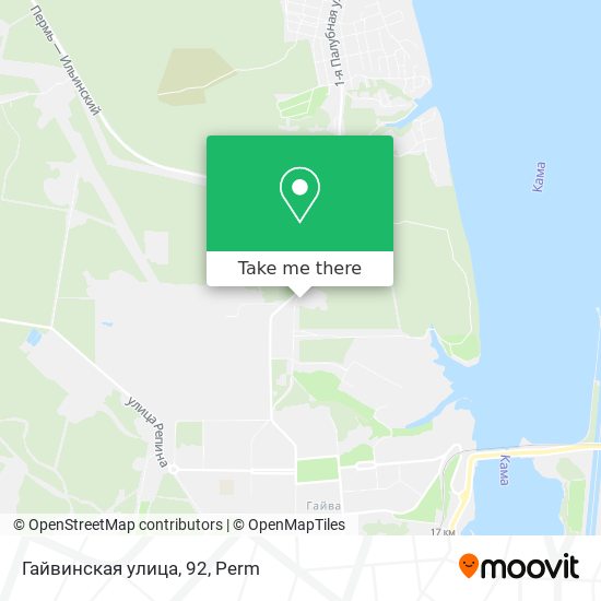 Гайвинская улица, 92 map