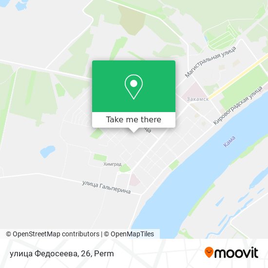 улица Федосеева, 26 map
