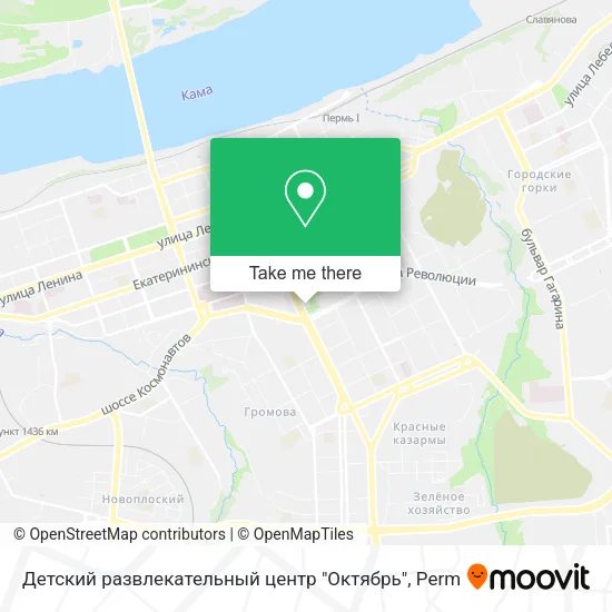 Детский развлекательный центр "Октябрь" map