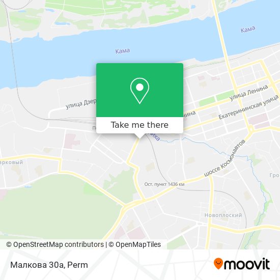Малкова 30а map