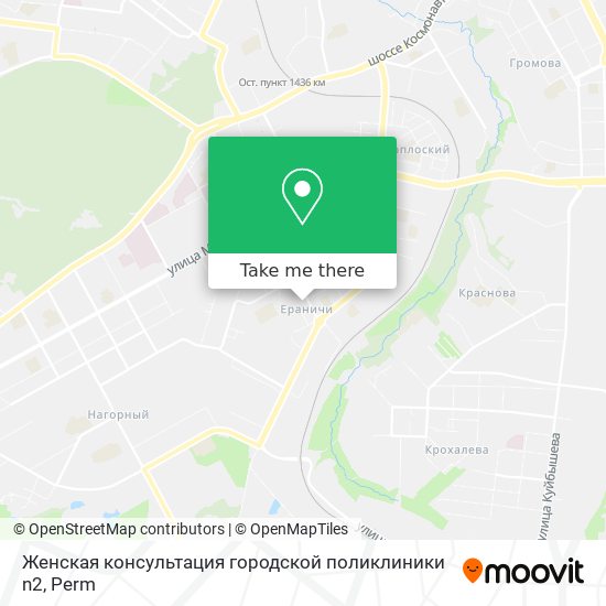 Женская консультация городской поликлиники n2 map