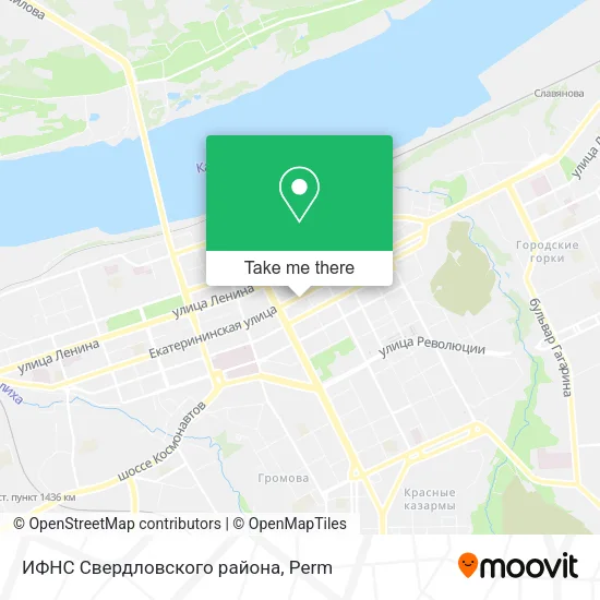 ИФНС Свердловского района map