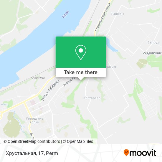 Хрустальная, 17 map