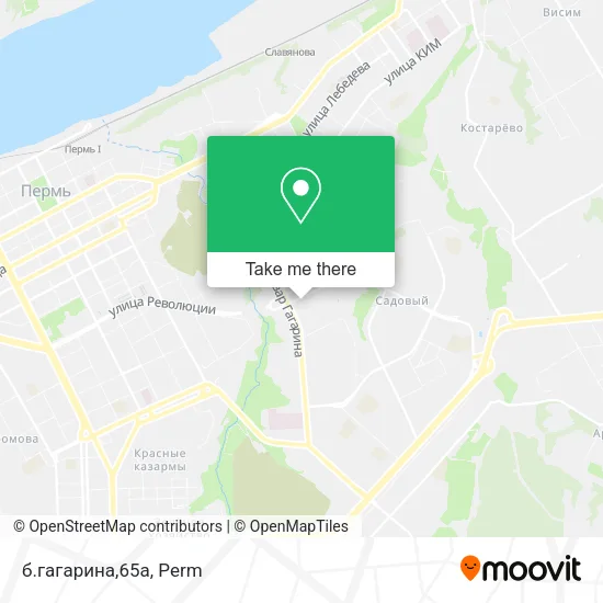 б.гагарина,65а map