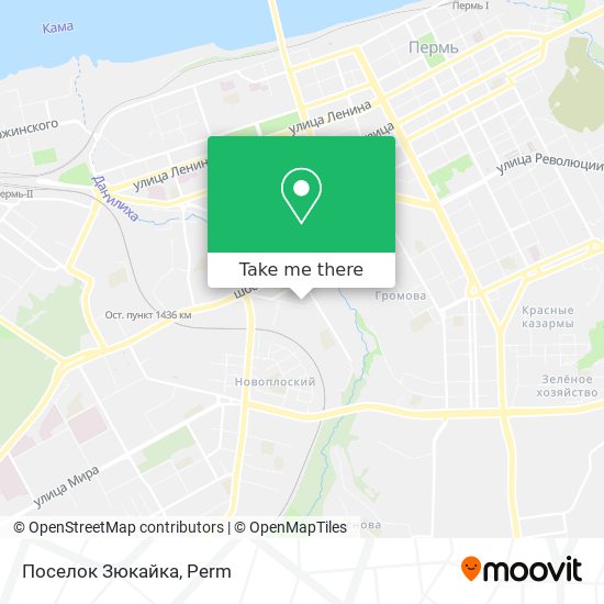 Поселок Зюкайка map