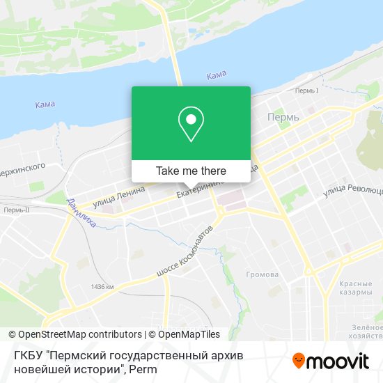 ГКБУ "Пермский государственный архив новейшей истории" map