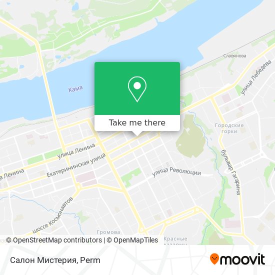 Салон Мистерия map