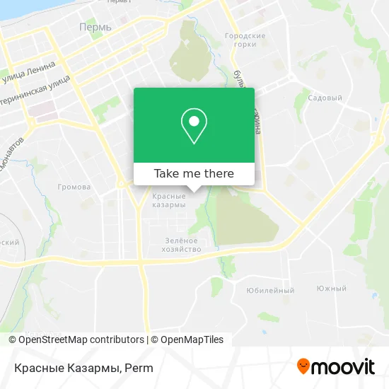 Красные Казармы map