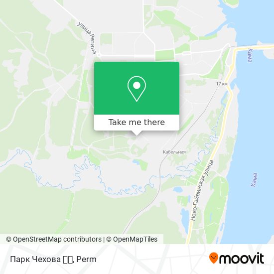 Парк Чехова 🌲🌳 map