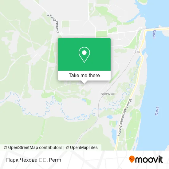 Парк Чехова 🌲🌳 map