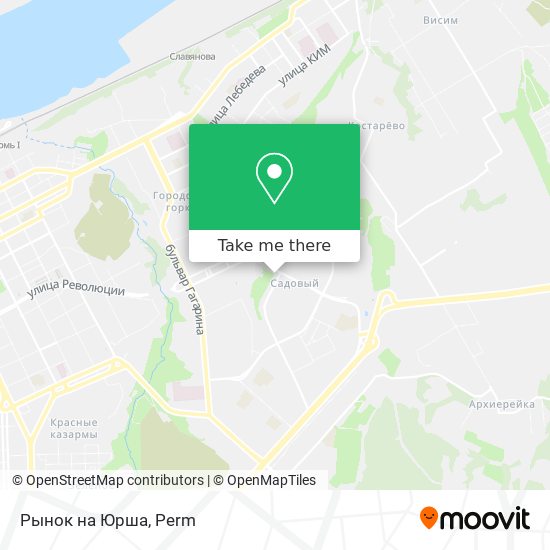Рынок на Юрша map
