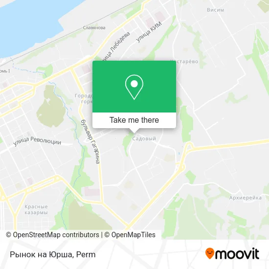 Рынок на Юрша map