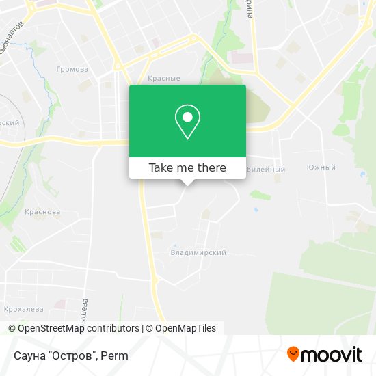 Сауна "Остров" map