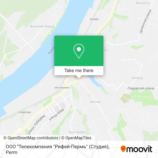 ООО "Телекомпания "Рифей-Пермь" (Студия) map
