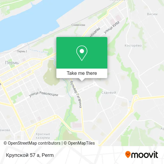 Крупской 57 а map