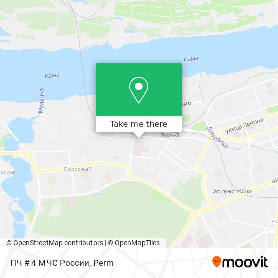 ПЧ # 4 МЧС России map