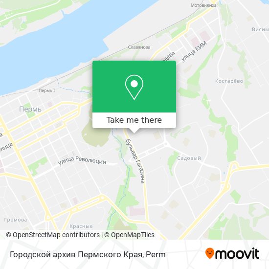 Городской архив Пермского Края map