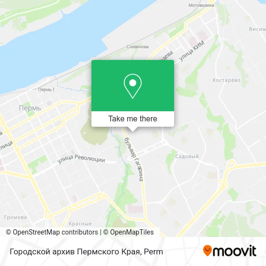 Городской архив Пермского Края map