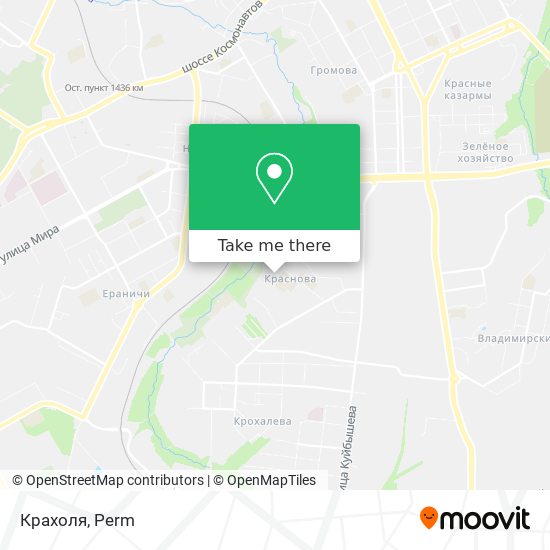 Крахоля map