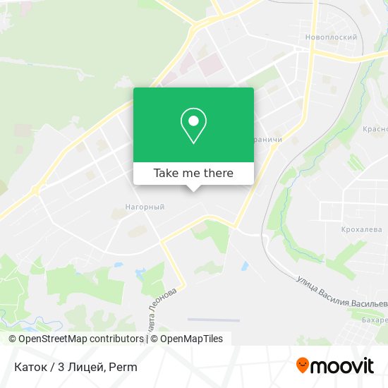 Каток / 3 Лицей map