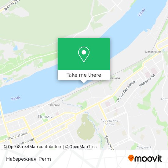 Набережная map