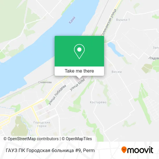 ГАУЗ ПК Городская больница #9 map