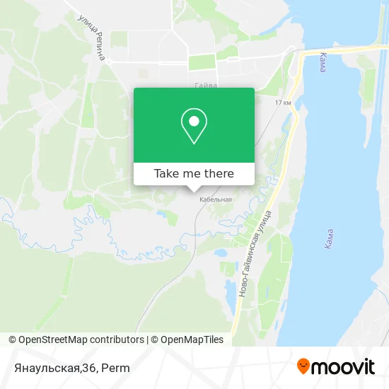 Янаульская,36 map