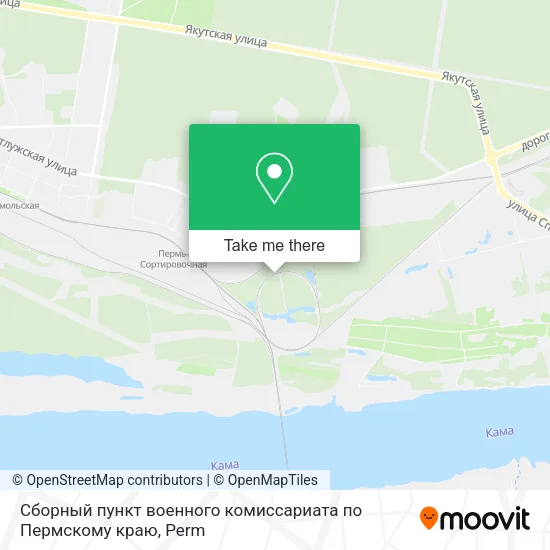 Сборный пункт военного комиссариата по Пермскому краю map