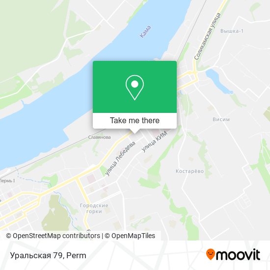 Уральская 79 map