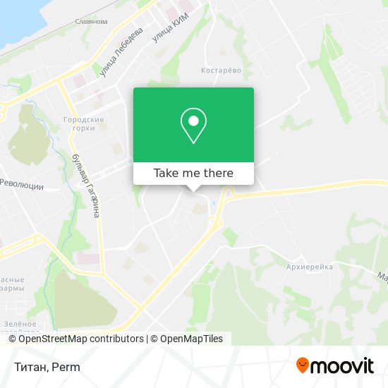 Титан map