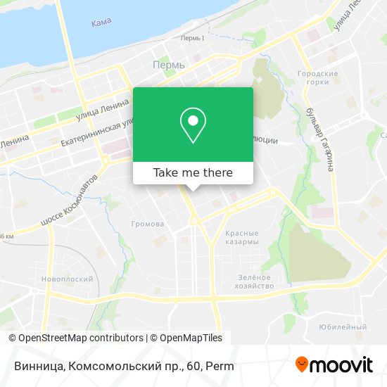 Винница, Комсомольский пр., 60 map