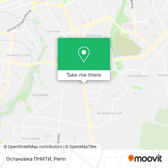 Остановка ПНИТИ map