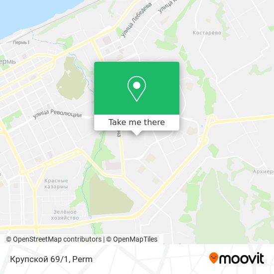 Крупской 69/1 map