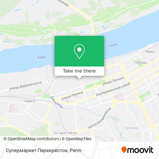 Супермаркет Перекрёсток map