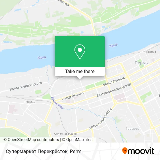 Супермаркет Перекрёсток map