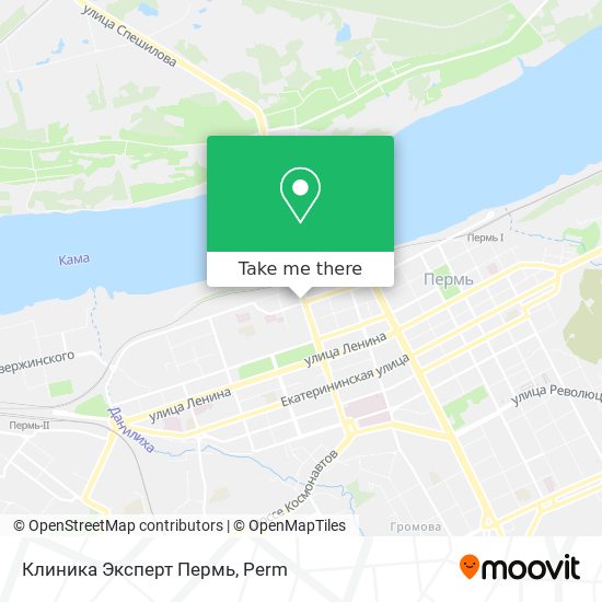 Клиника Эксперт Пермь map