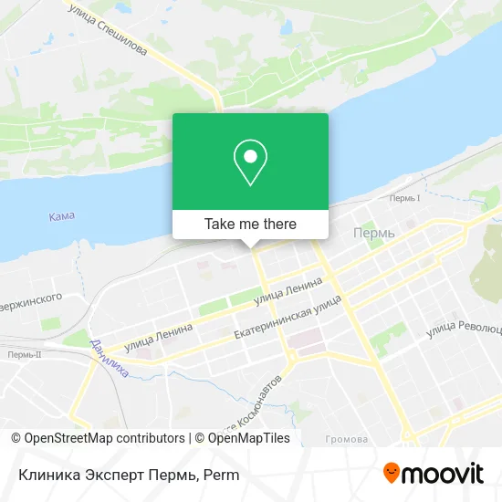 Клиника Эксперт Пермь map