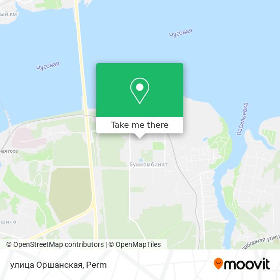 улица Оршанская map