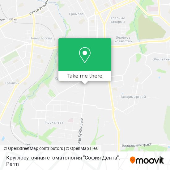 Круглосуточная стоматология "София Дента" map