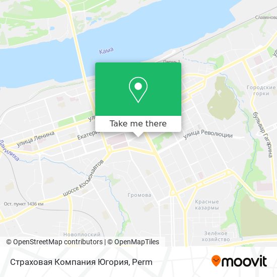 Страховая Компания Югория map