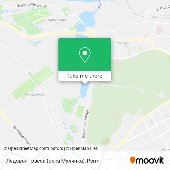 Ледовая трасса (река Мулянка) map