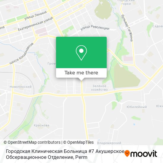 Городская Клиническая Больница #7 Акушерское Обсервационное Отделение map
