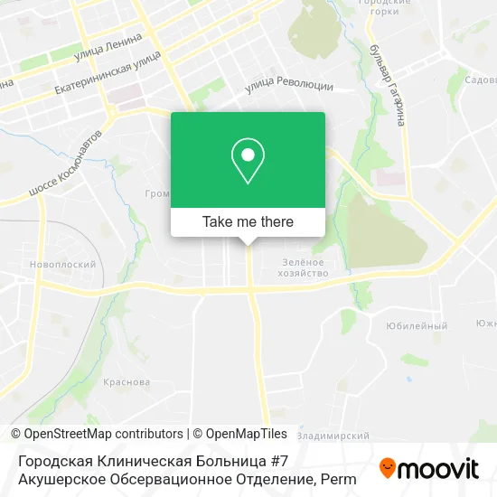 Городская Клиническая Больница #7 Акушерское Обсервационное Отделение map